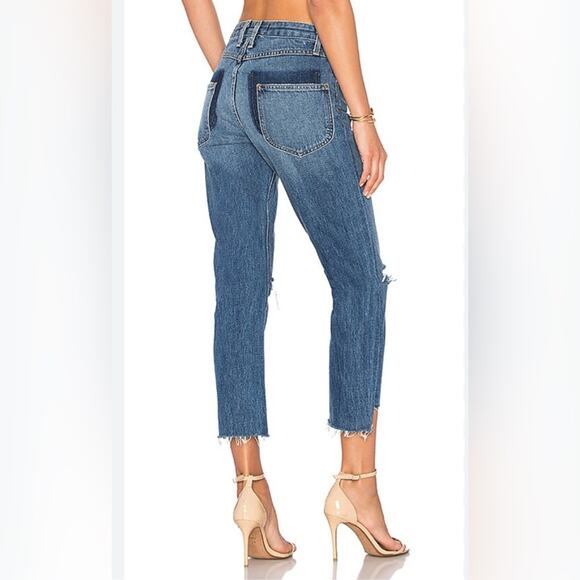 Lovers + Friends x Revolve Women’s Sz 28 Carter Straight Leg Jeans in Ashbrook - Picture 1 of 9